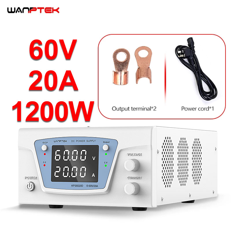 High Power 60V 20A Bench Power Supply - Лабораторный источник питания постоянного тока Wanptek,