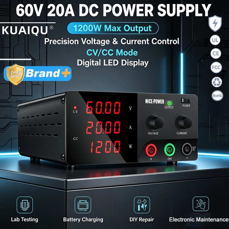 High Power 60V 20A Bench Power Supply - NICE-POWER 60В 20А Высокомощный лабораторный источник