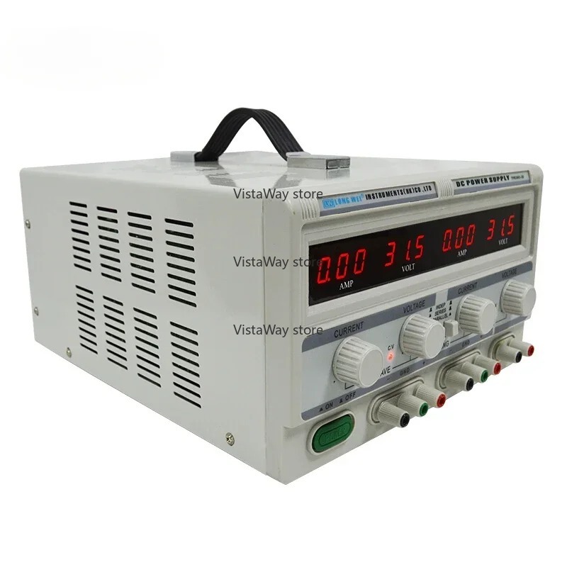 Linear Dc Power Supply Triple Output - Двойной регулируемый источник питания постоянного тока,