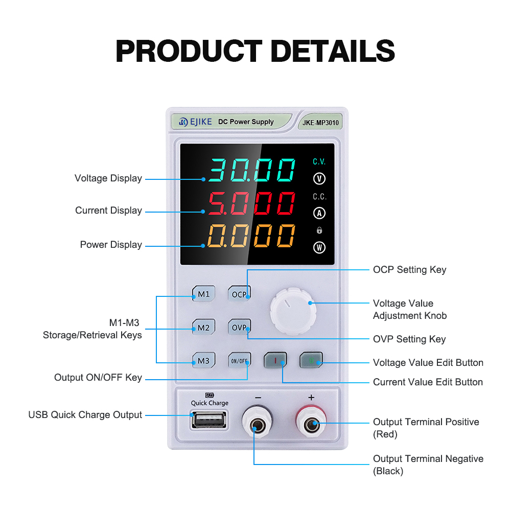 Программируемый регулируемый с – обзор и цена Programmable Dc Power Supply 60V 10A